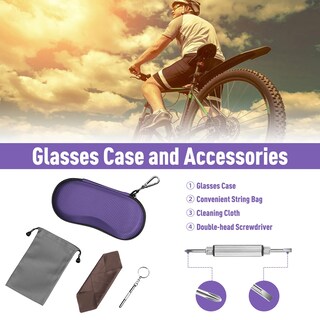 Foto 7 | Funda Para Gafas De Sol Fintie Hard Eva Shell A Prueba De Golpes, Violeta - Venta Internacional.