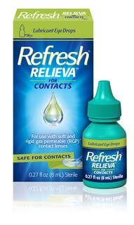 Foto 1 | Eye Drops Refresh Relieva Para Lentes De Contacto Lubricante Estéril De 8 Ml - Venta Internacional.