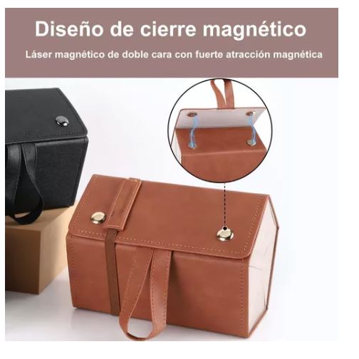 Foto 4 pulgar | Organizador Plegable de Gafas para Sol Wünd Marrón 5 Espacios