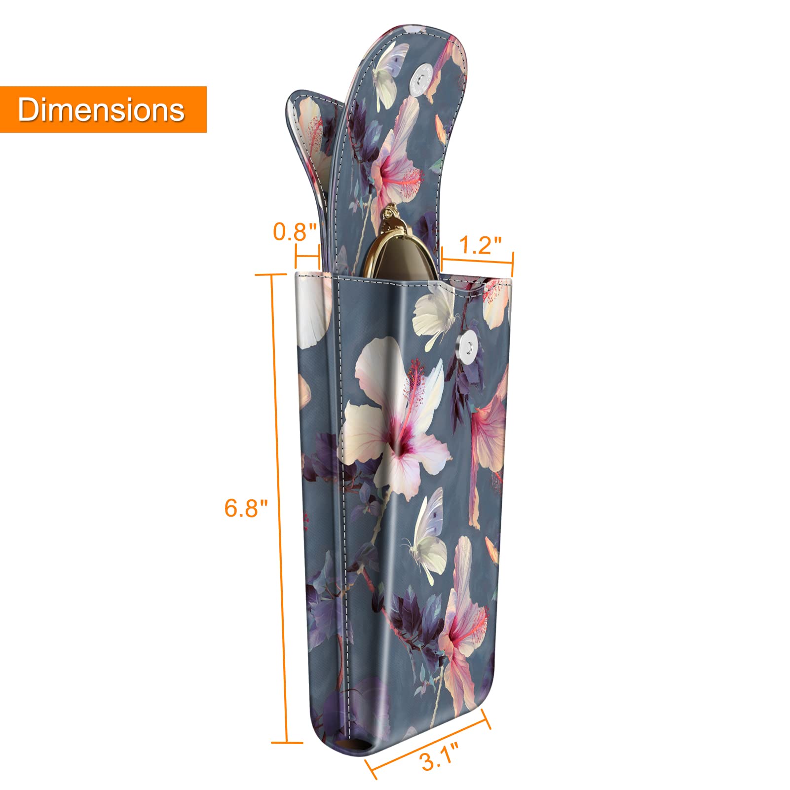 Foto 3 pulgar | Funda Doble para Gafas Fintie con Mosquetón Piel Vegana - Venta Internacional