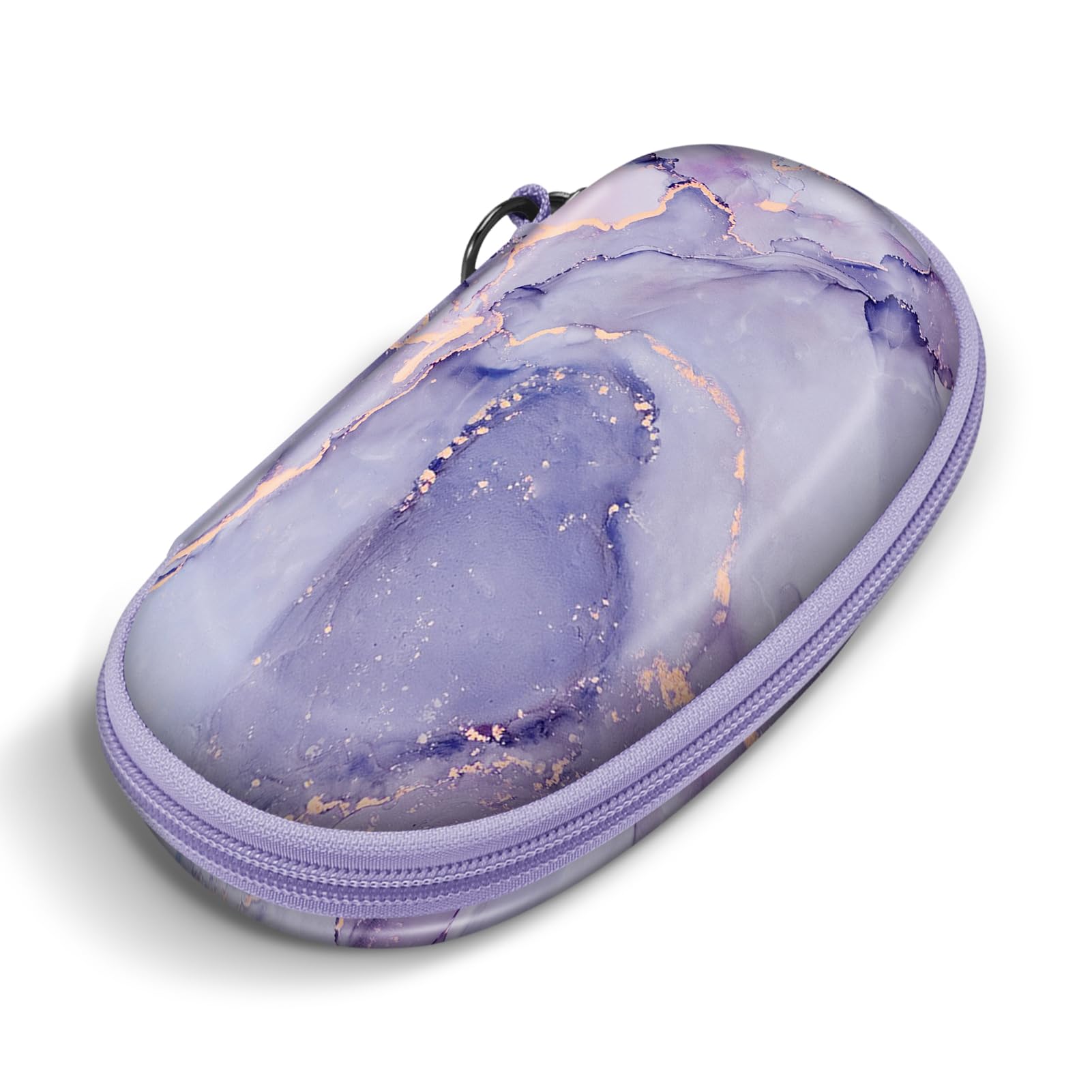 Funda para Gafas de Sol Fintie Hard Shell a Prueba de Golpes con Mosquetón Lila - Venta Internacional