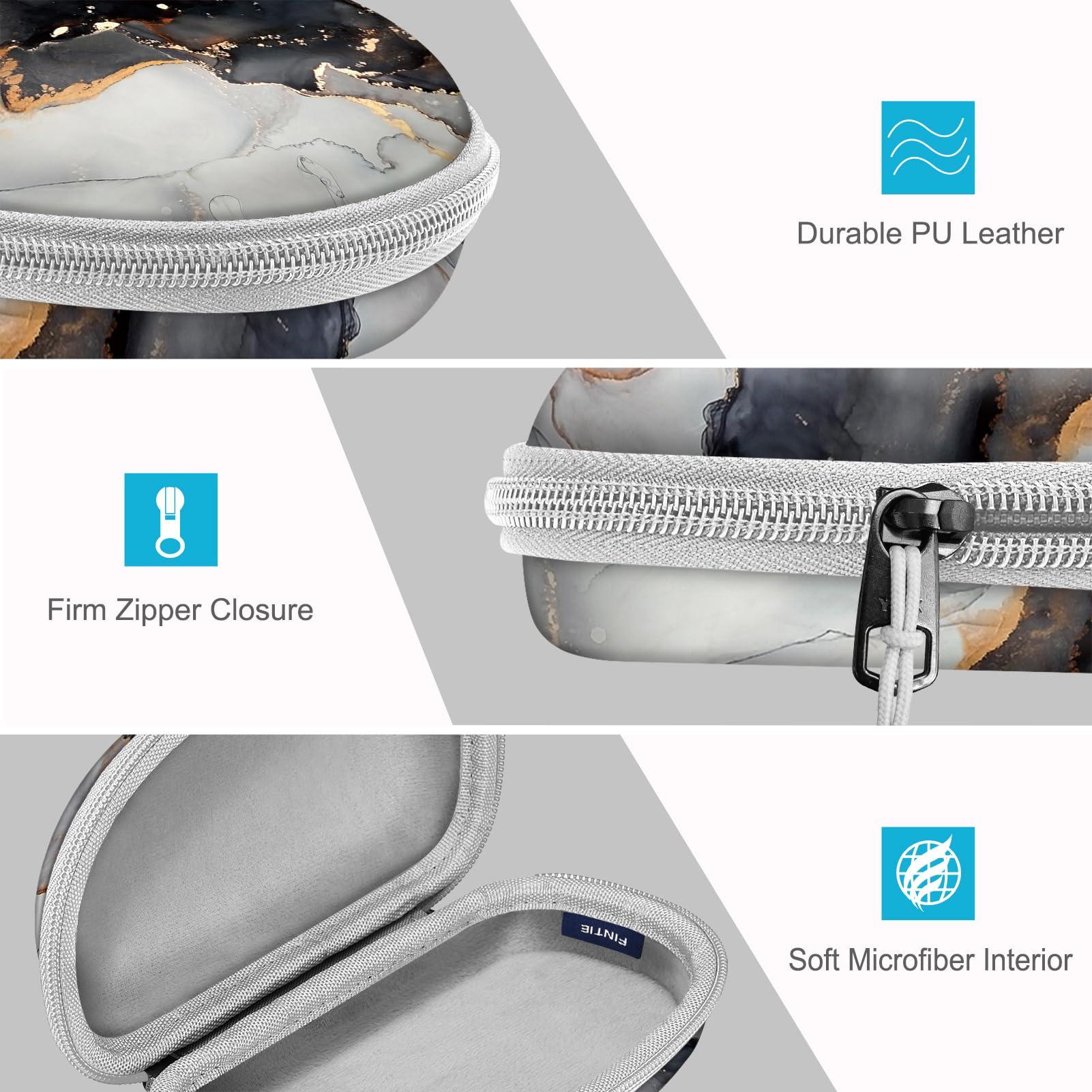 Foto 3 | Funda para Gafas de Sol Fintie Hard Shell a Prueba de Golpes con Mosquetón - Venta Internacional