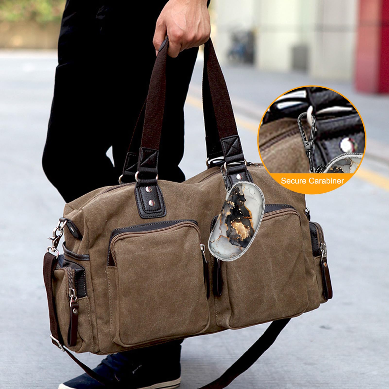 Foto 6 | Funda para Gafas de Sol Fintie Hard Shell a Prueba de Golpes con Mosquetón - Venta Internacional