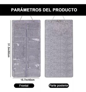 Foto 4 | Organizador de Anteojos de Sol 16 Ranuras a Prueba de Polvo Gris