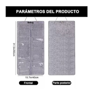 Foto 4 | Organizador De Anteojos De Sol Belug, De 16 Ranuras A Prueba De Polvo Gris
