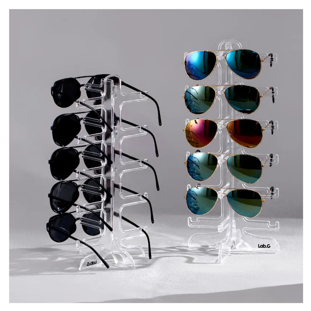 Foto 5 | Soporte Para Gafas De Sol De Exhibición Organizador 2pzs Lab.g,  Transparente