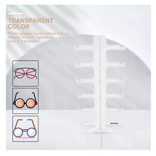 Foto 3 | Soporte Para Gafas De Sol De Exhibición Organizador 2pzs Belug, Transparente