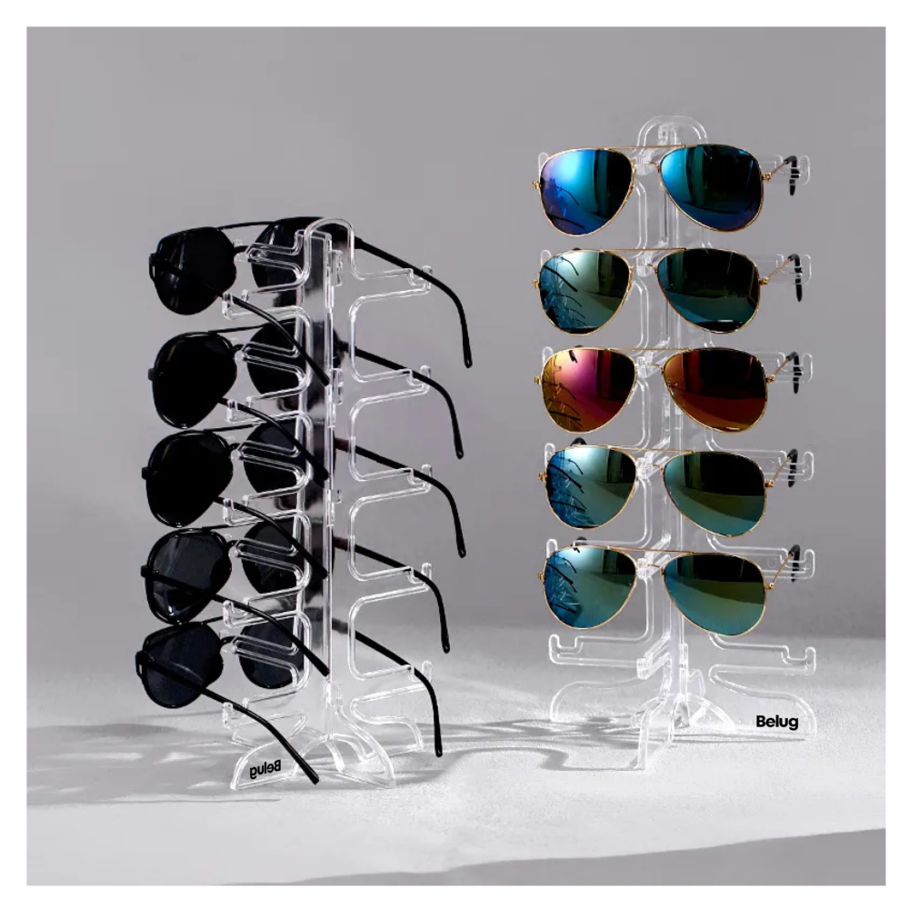 Foto 5 | Soporte Para Gafas De Sol De Exhibición Organizador 2pzs Belug,  Transparente