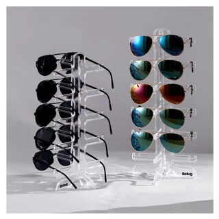 Foto 5 | Soporte Para Gafas De Sol De Exhibición Organizador 2pzs Belug, Transparente