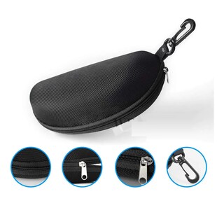 Foto 4 | 3pzs Estuche Lente De Sol Rígido Impermeable + 3 Paño Gafas Eo Safe Imports Esi-19909 Negro