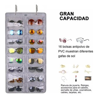 Foto 3 | Organizador De Gafas De Sol De Suspensión A Prueba De Polvo Eo Safe Imports Esi-19908 Gris