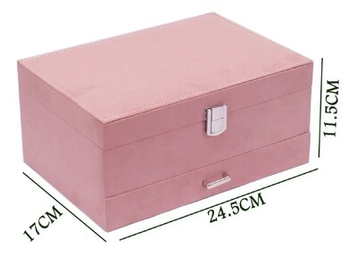 Foto 2 | Estuche para Joyería Malubero de Gran Capacidad color Rosa