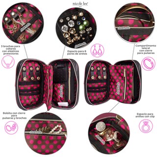 Foto 2 | Mini joyero Nicole Lee Amparo Multicolor