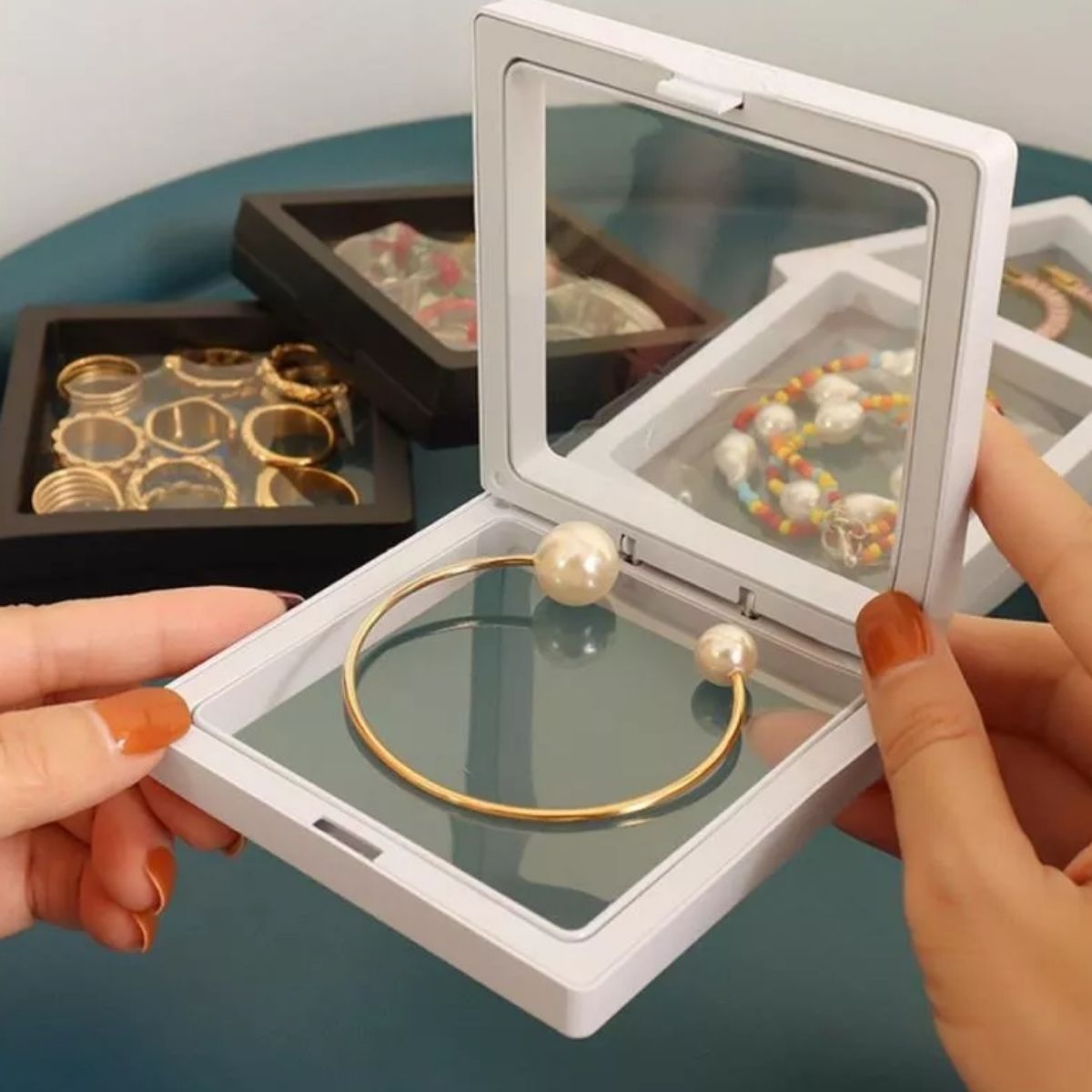 Foto 4 | Soportes Protector de Exhibición para Anillos y Aretes