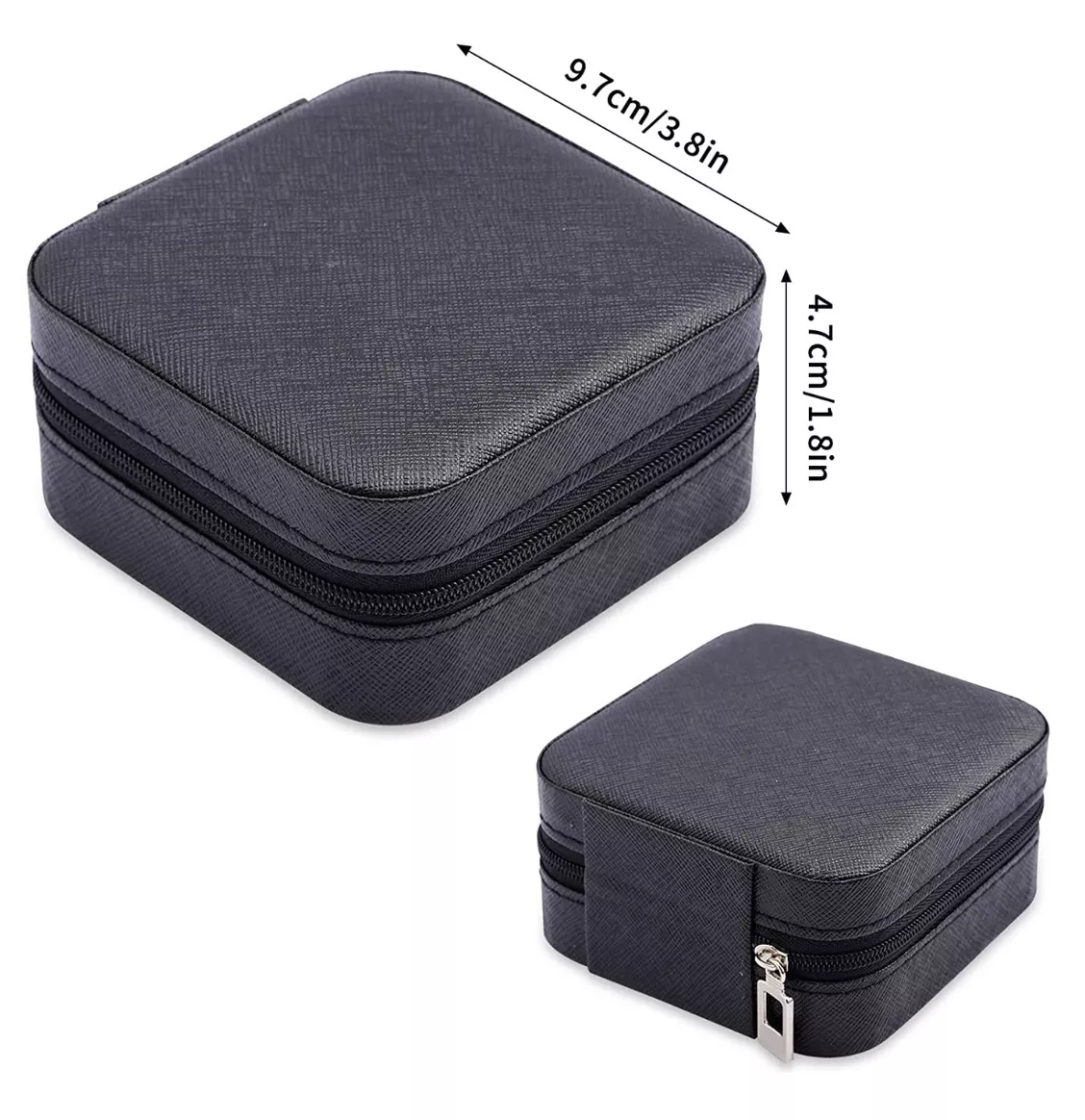 Foto 5 pulgar | Joyero Caja Mini Portátil Organizador Negro