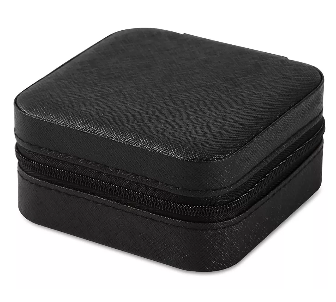 Foto 3 pulgar | Joyero Caja Mini Portátil Organizador Negro