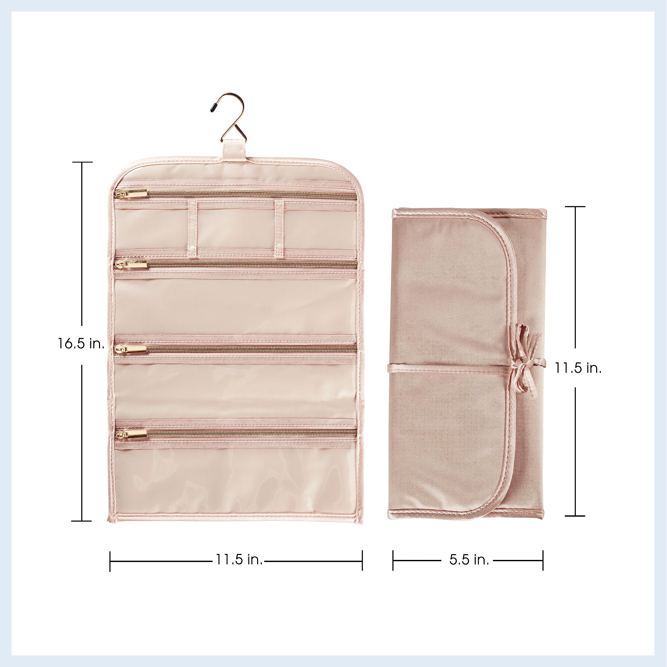 Foto 7 | Organizador De Joyas De Viaje Conair Travel Smart Blush Pink - Venta Internacional.