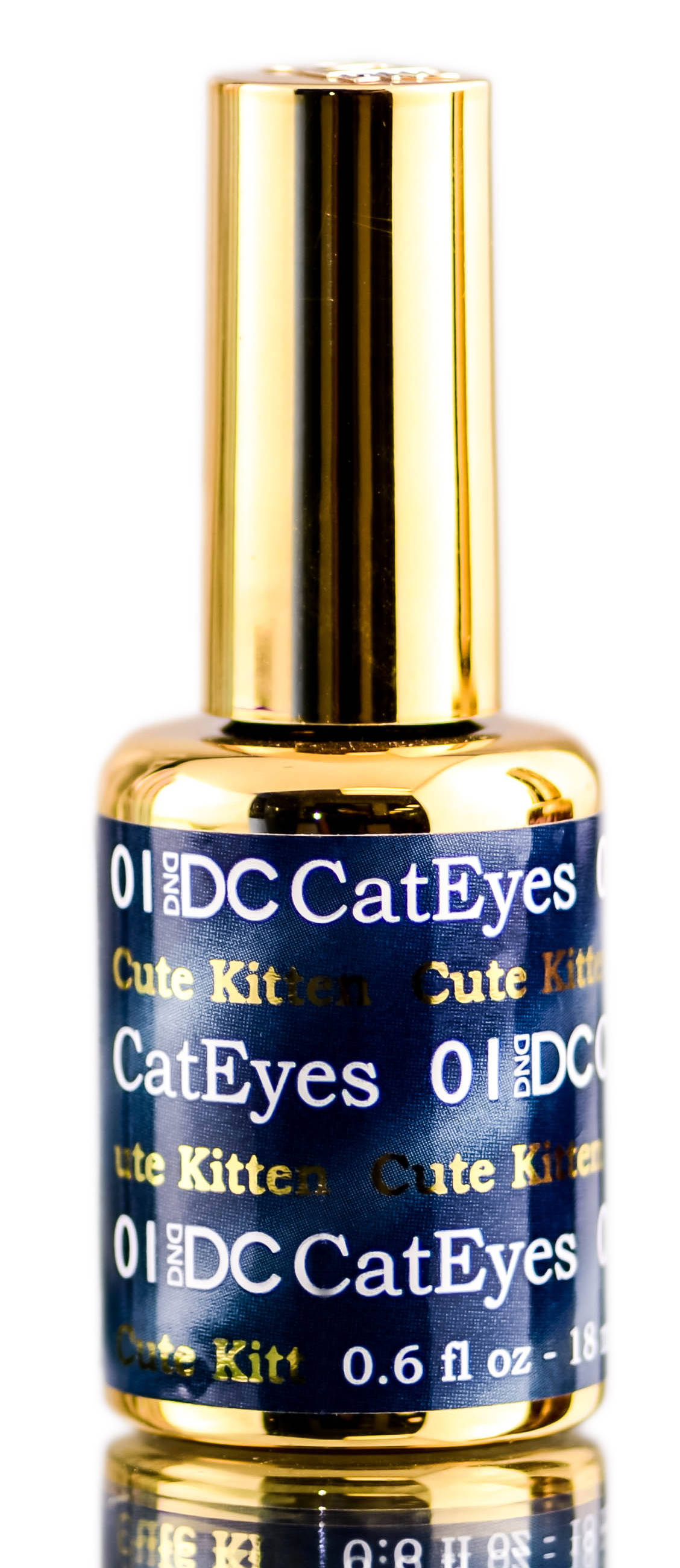 Esmalte De Uñas Dnd Dc Cat Eyes Magnetic Collection 01 Cute Kitt - Venta Internacional.