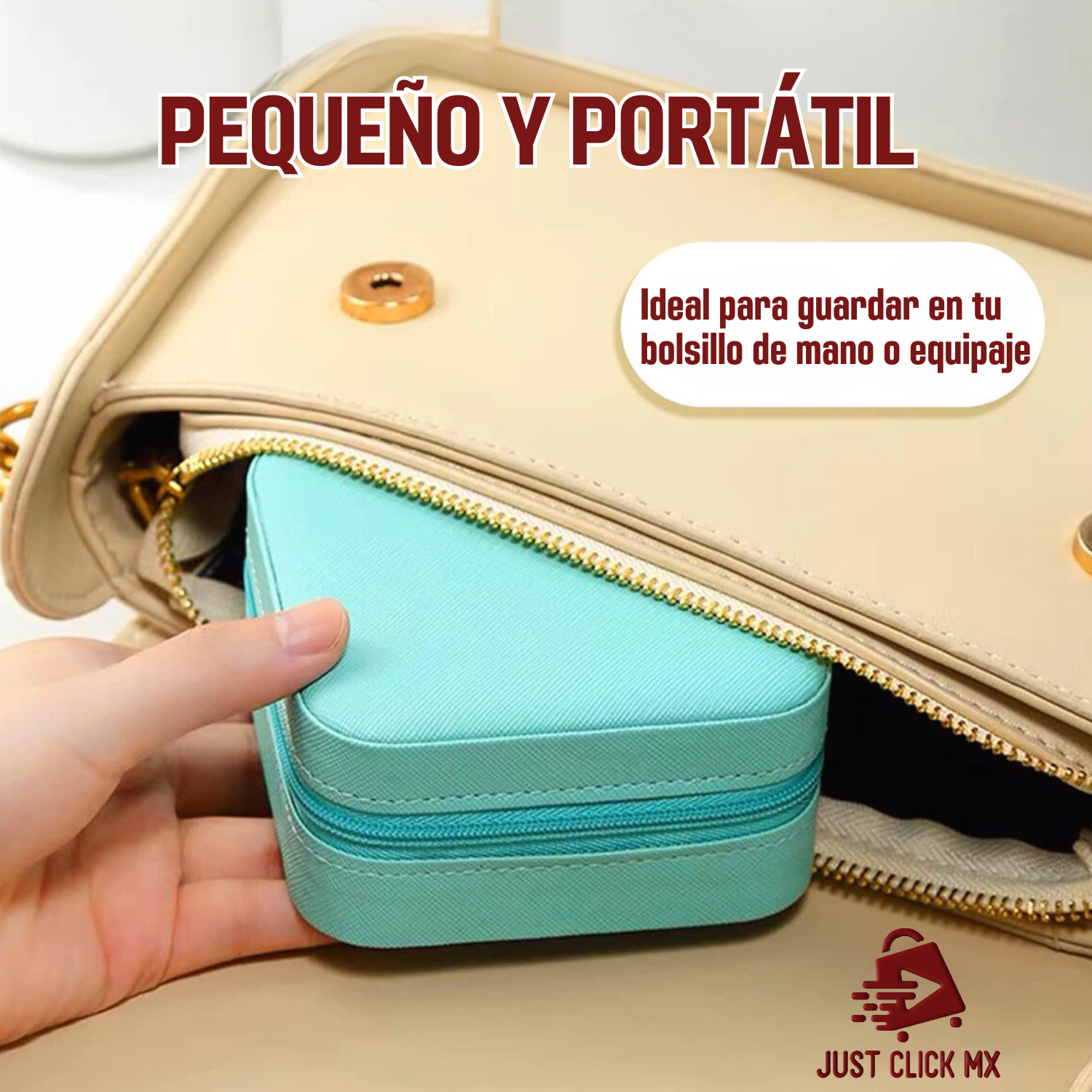 Foto 6 | Alhajero Portátil JustClick MX Azul