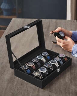 Foto 4 | Caja para 12 Relojes Songmics Piel Sintética
