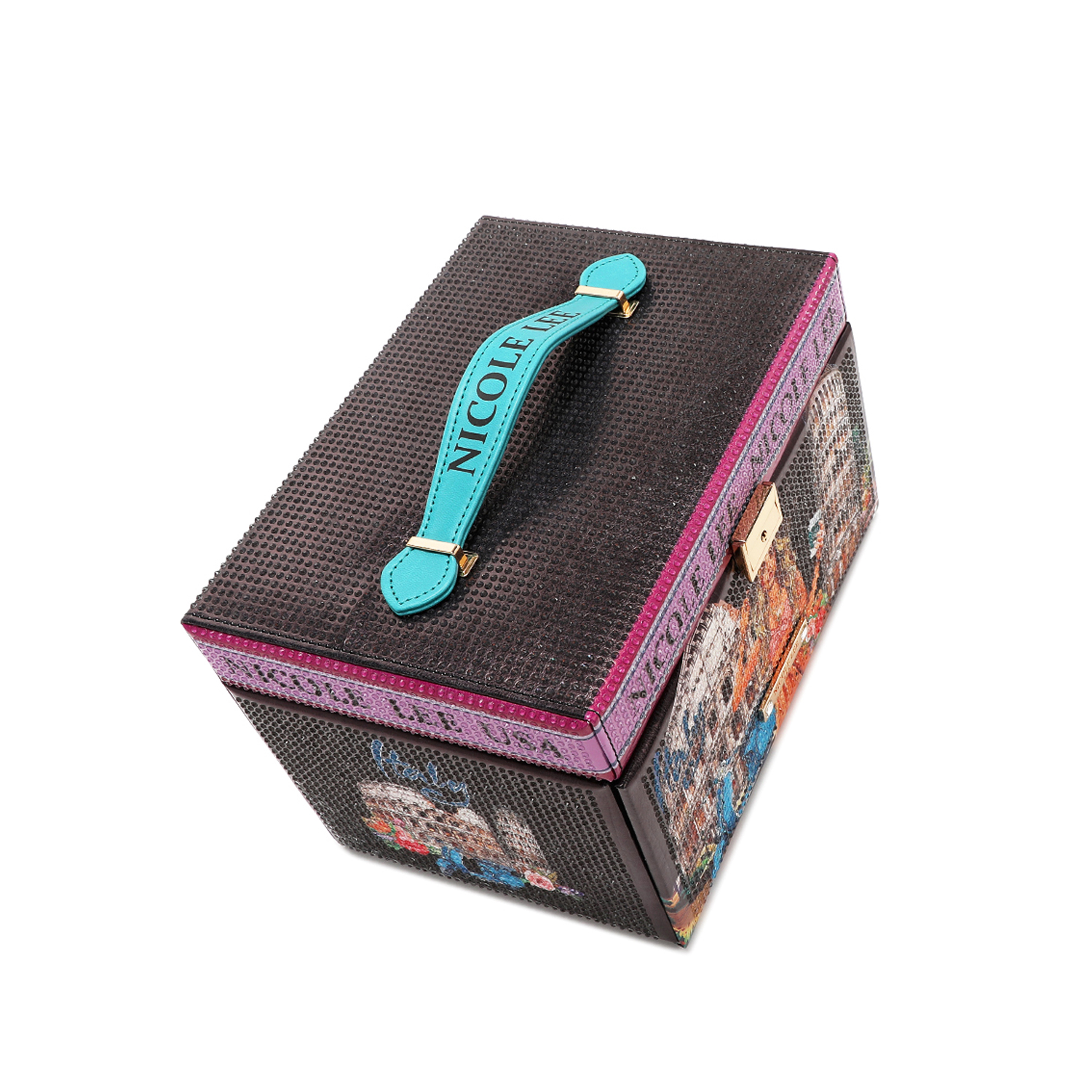 Foto 4 pulgar | Joyero Organizador  Nicole Lee Print Martha Travels