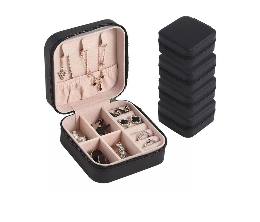Foto 2 pulgar | 4pcs Joyero Alhajero Organizador Mini Negro Xtellar