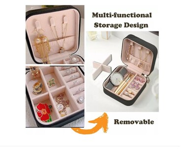 Foto 2 | 4pcs Joyero Alhajero Organizador Mini Negro Xtellar