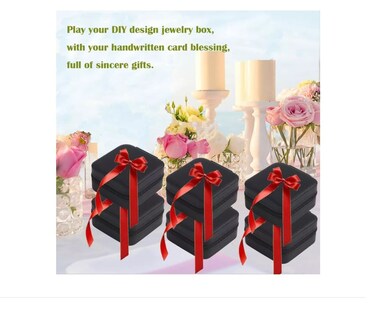 Foto 3 | 4pcs Joyero Alhajero Organizador Mini Negro Xtellar