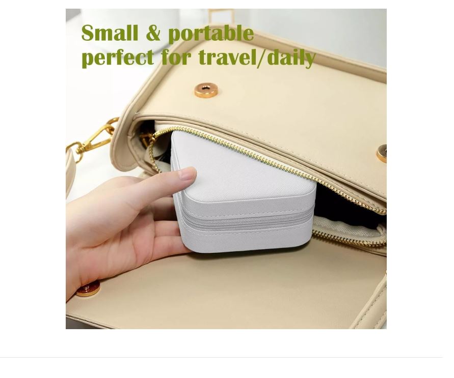 Foto 5 pulgar | 4pcs Joyero Alhajero Organizador Mini Blanco Xtellar