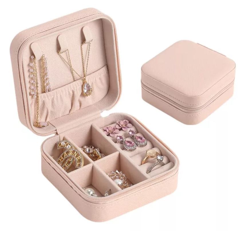 Foto 2 | 2pzs Joyero Alhajero-caja De Almacenamiento De Joyas Color Powder Xtellar
