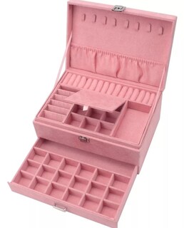 Foto 3 | Estuche Alhajero Xtellar Caja De Joyería Rosa
