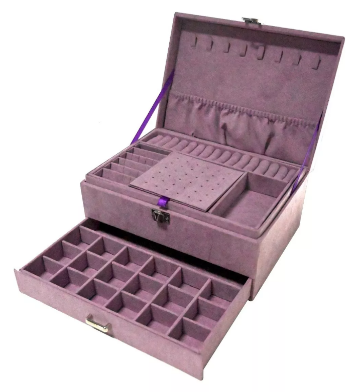 Foto 4 pulgar | Estuche Alhajero Xtellar De Joyería Morado