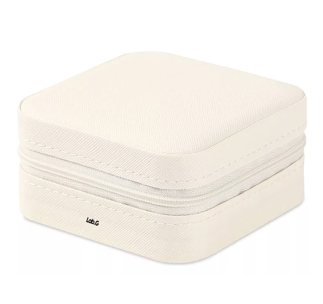 Foto 3 pulgar | Mini Joyero De Caja Portátil Organizador Color Blanco