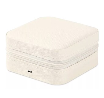 Foto 2 | Mini Joyero De Caja Portátil Organizador Color Blanco