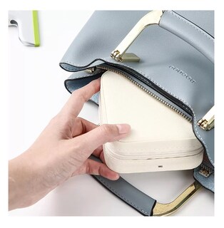Foto 4 | Mini Joyero De Caja Portátil Organizador Color Blanco