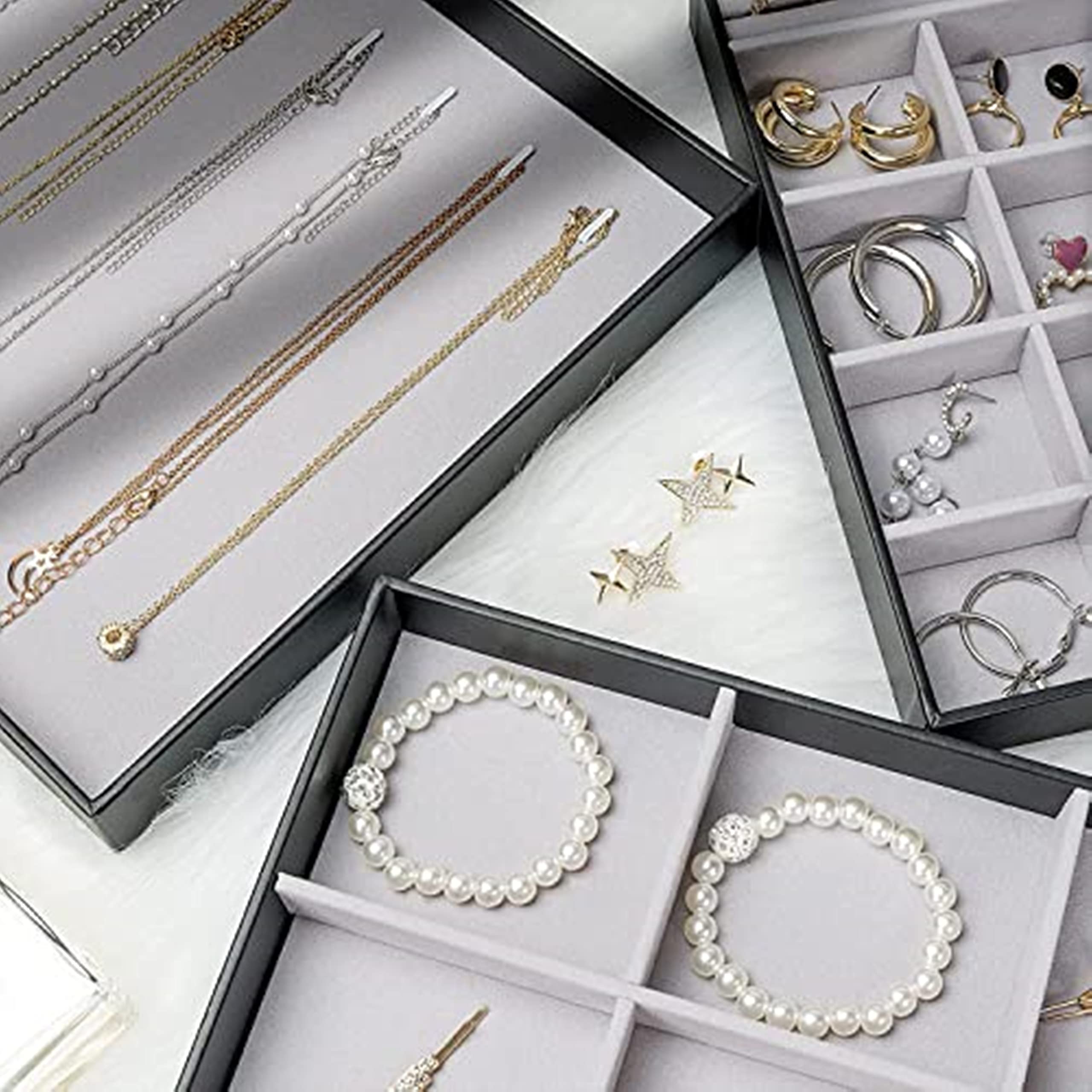 Foto 3 pulgar | Organizador De Joyas Procase Apilable Con Divisores Extraíbles - Venta Internacional.