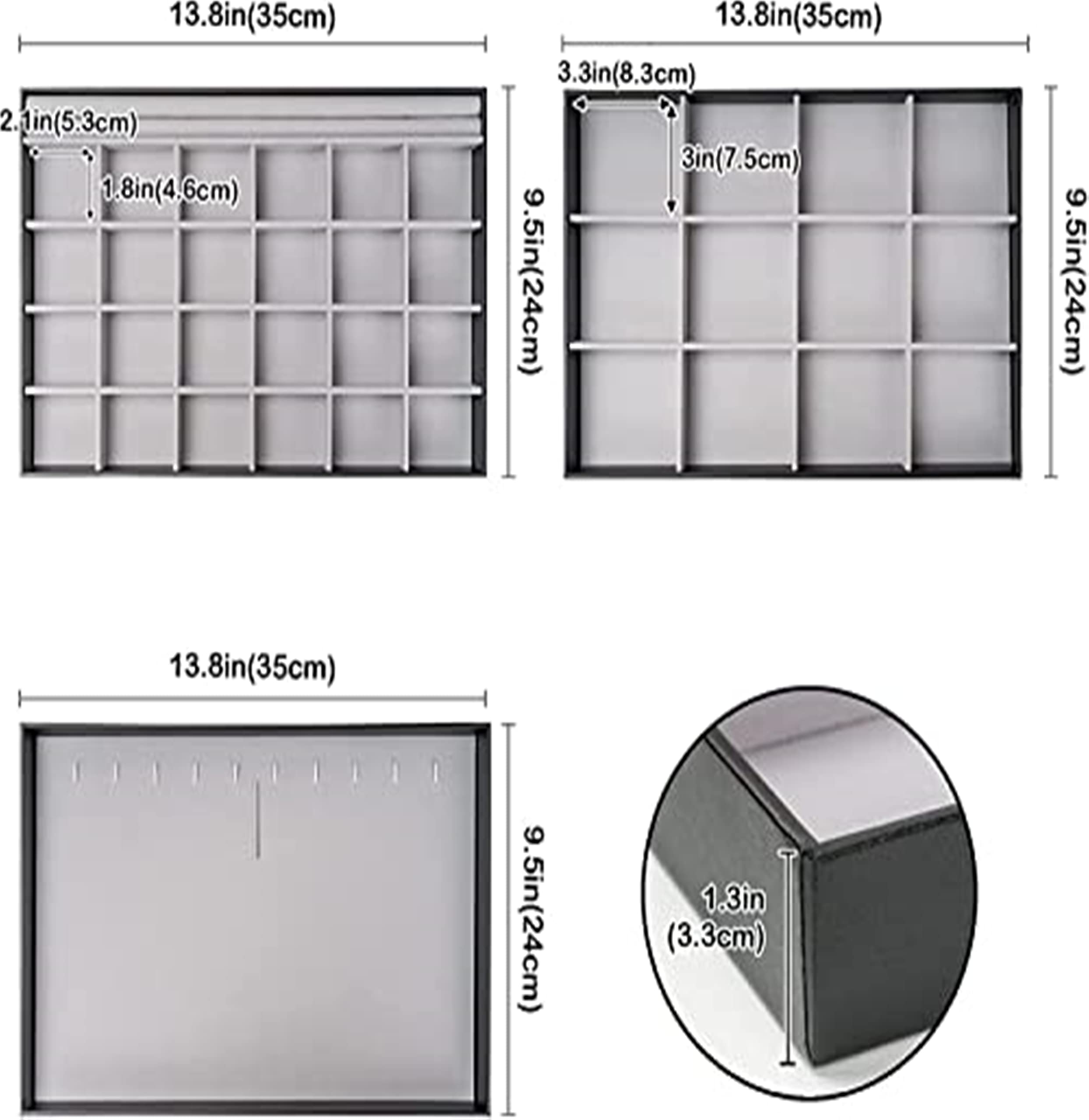 Foto 4 | Organizador De Joyas Procase Apilable Con Divisores Extraíbles - Venta Internacional.