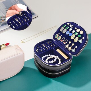 Foto 7 | Joyero Procase, Tamaño Viaje, Piel Sintética Con Forma De Concha Marina - Venta Internacional.