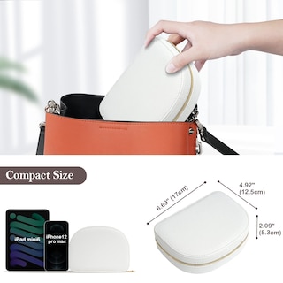 Foto 6 | Joyero Procase, Tamaño Viaje, Piel Sintética Con Forma De Concha Marina - Venta Internacional.