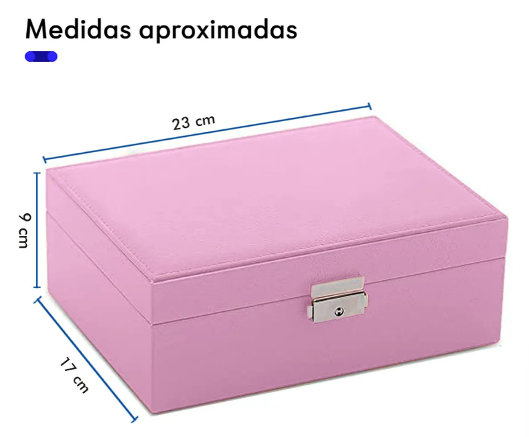 Foto 4 | Alhajero Xtellar Joyero Estuche Organizador Joyería Amplio Multiusos Color Rosa