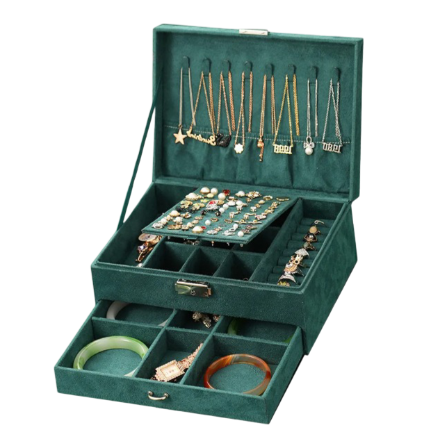 Foto 2 pulgar | Estuche Xtellar Caja Organizador Joyero Joyas Joyería Aretes Retro