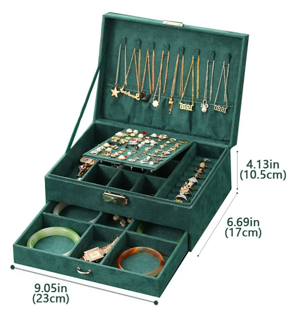 Foto 4 | Estuche Xtellar Caja Organizador Joyero Joyas Joyería Aretes Retro
