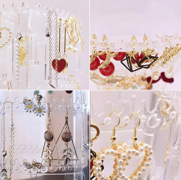 Foto 5 pulgar | Exposidor Xtellar Aretes Organizador/porta Pulsera Acrilico Joyero