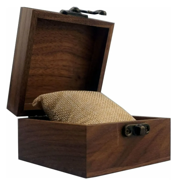 Foto 2 pulgar | Caja Xtellar Organizadora Madera Nogal Vintage Para Relojes Collares