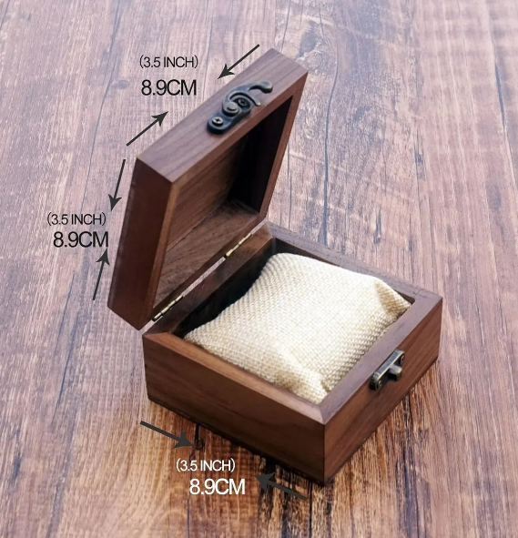 Foto 4 pulgar | Caja Xtellar Organizadora Madera Nogal Vintage Para Relojes Collares