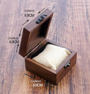 Foto 3 | Caja Xtellar Organizadora Madera Nogal Vintage Para Relojes Collares