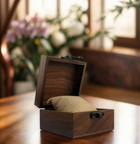 Foto 5 pulgar | Caja Xtellar Organizadora Madera Nogal Vintage Para Relojes Collares
