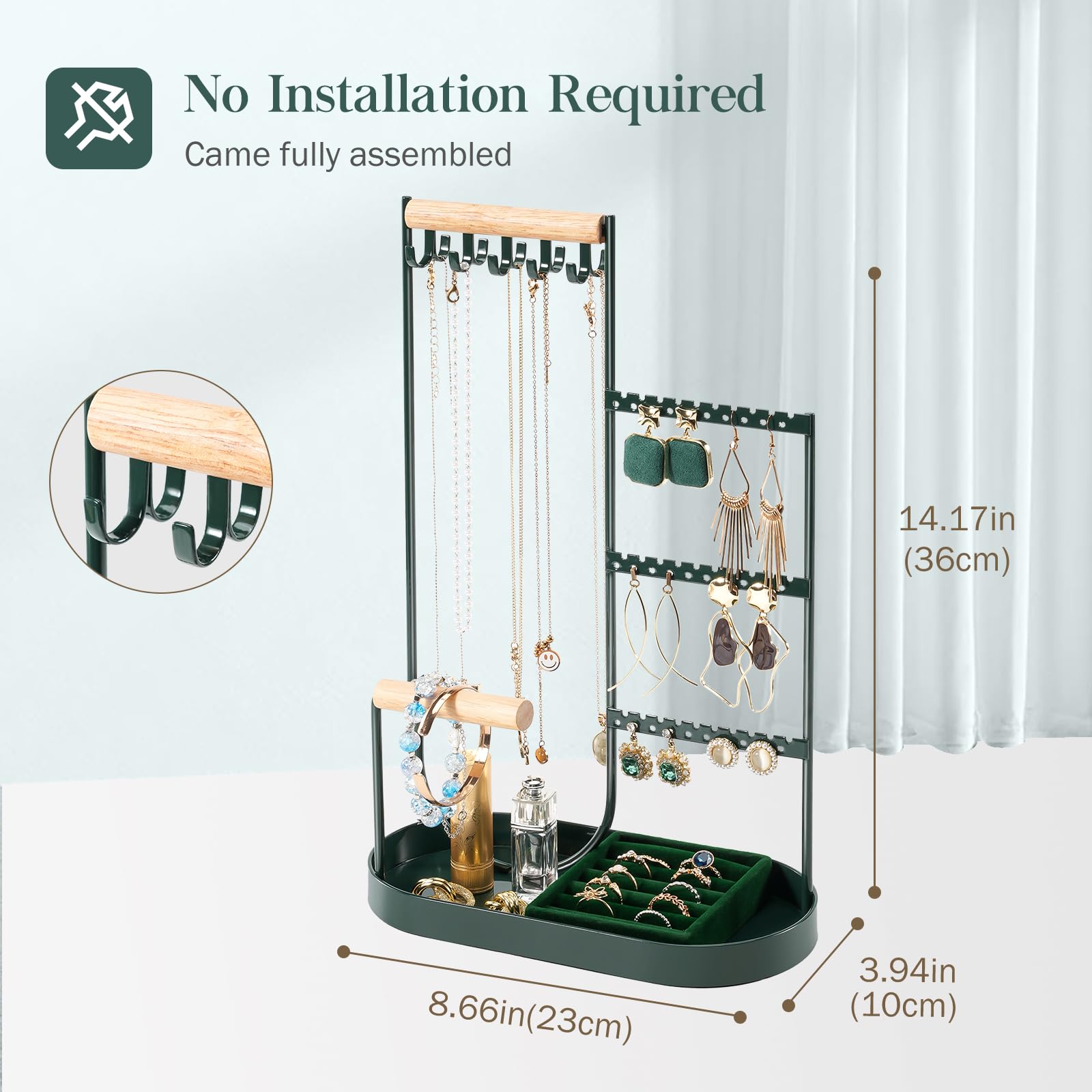 Foto 7 pulgar | Soporte para Joyas ProCase con Bandeja para Anillos - Venta Internacional