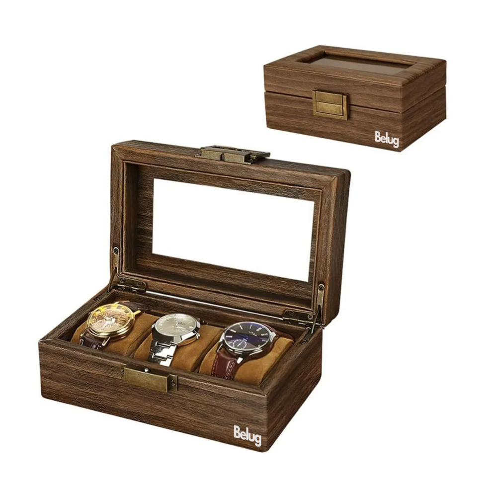 Foto 2 | Caja Organizadora de Madera para Relojes Belug Café