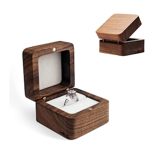 Foto 2 | Caja de Madera para Anillos Lab.g Café